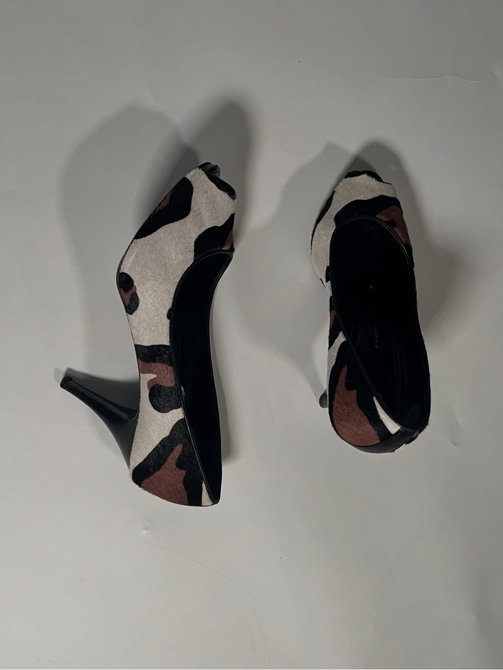 GIUSEPPE ZANOTTI PONYHAIR CALFSKIN PUMPS